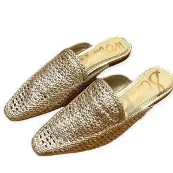 Sam Edelman - Women's Size 6.5 Elva Woven Mule Flats - Picture 1 of 8